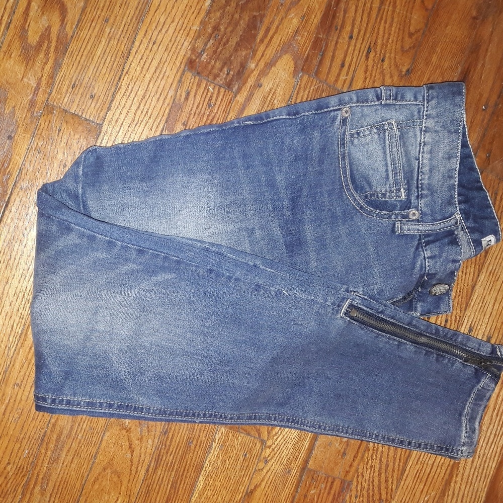 Free People zipper denim